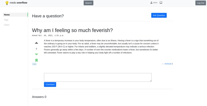 medsoverflow – screenshot 7