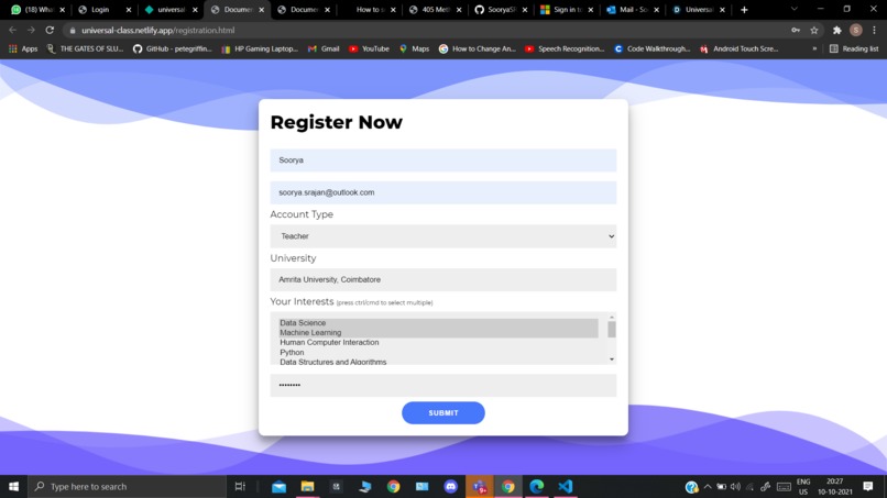 Universal Class – screenshot 1