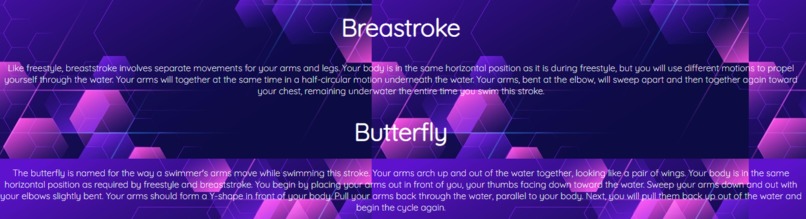 All About Swimming - Themed Project – screenshot 2