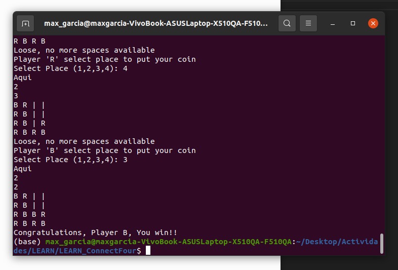 MiniConnectFour – screenshot 1
