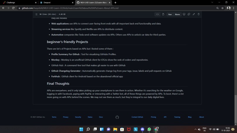 Learn about APIs – screenshot 5