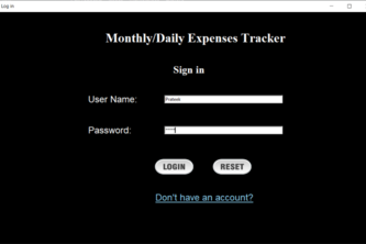 Monthly/Daily Expenses Tracker