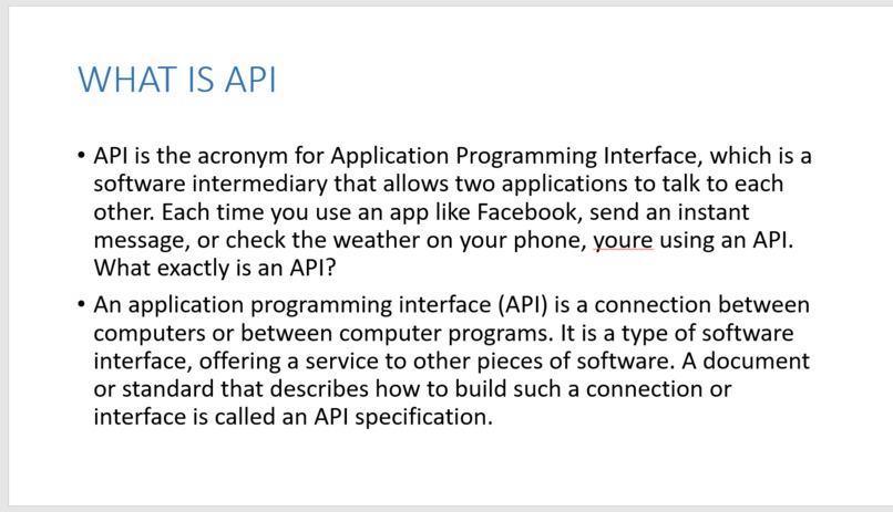 Connecting two Api's  together – screenshot 2