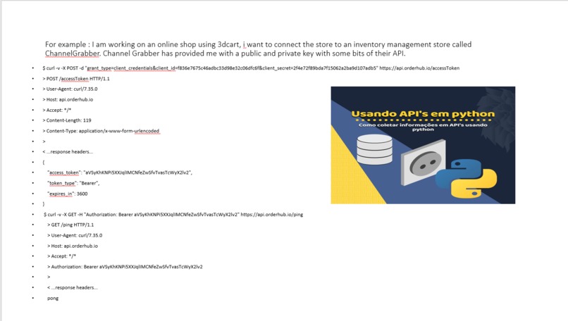 Connecting two Api's  together – screenshot 5