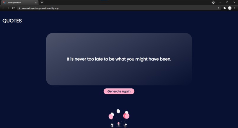 Quotes Generator – screenshot 2