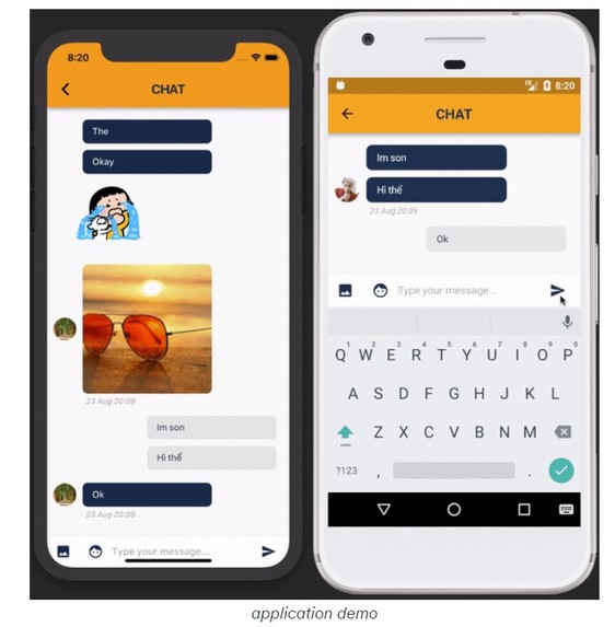 Chat Application – screenshot 1