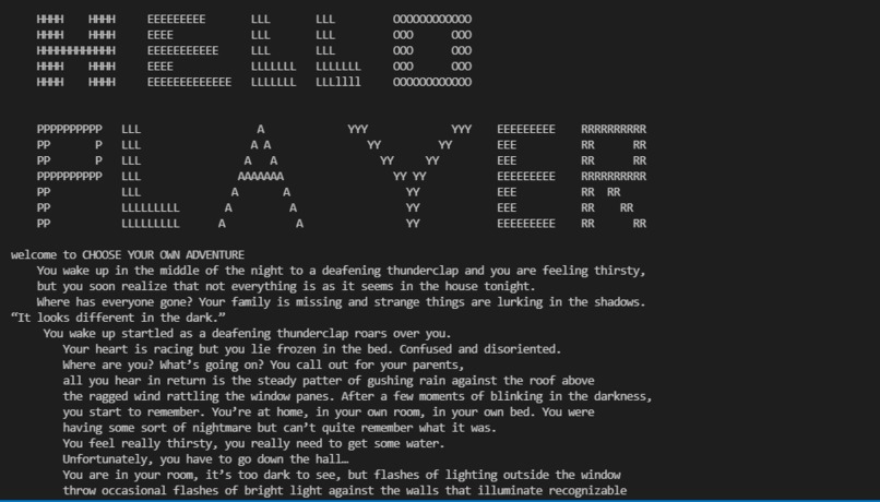 CHOOSE-YOUR-OWN-ADVENTURE – screenshot 1