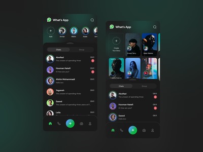 redesign the whatsapp – screenshot 1