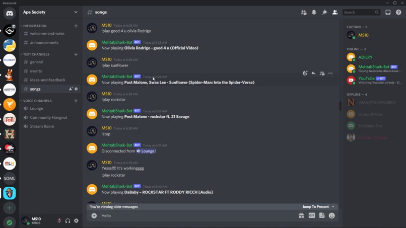 Kong -  A smart discord bot similar to Alexa/google home – screenshot 3