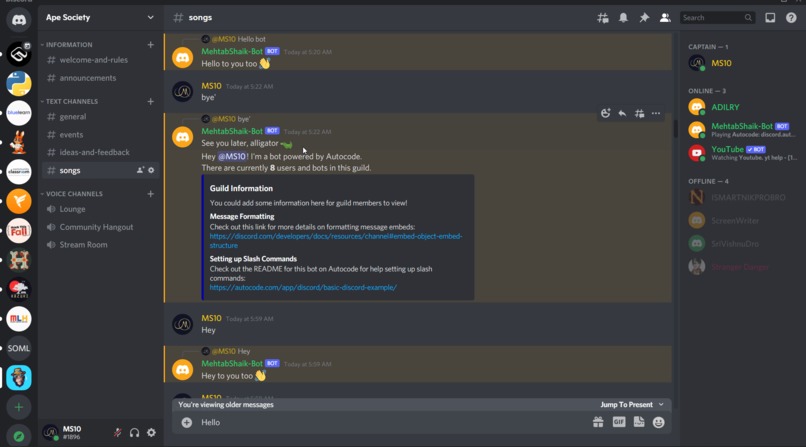 Kong -  A smart discord bot similar to Alexa/google home – screenshot 5