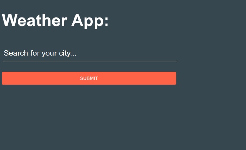 Weather-App – screenshot 1