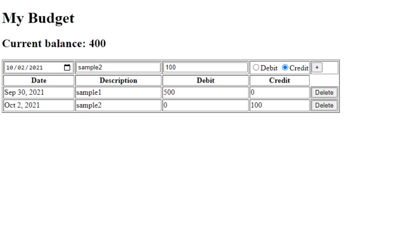 Finance Manager – screenshot 1