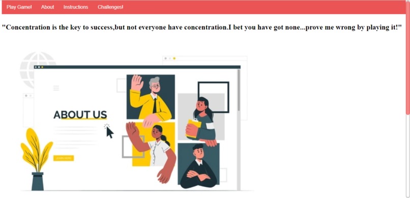 GameOfConcentration – screenshot 1