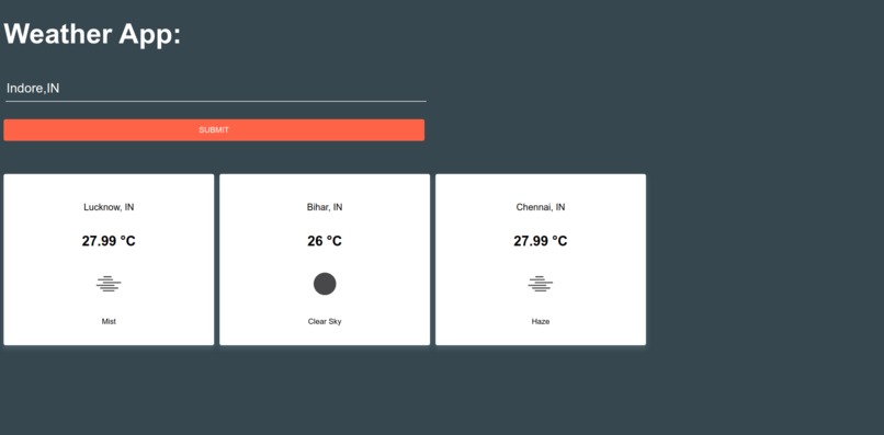 Weather-App – screenshot 2