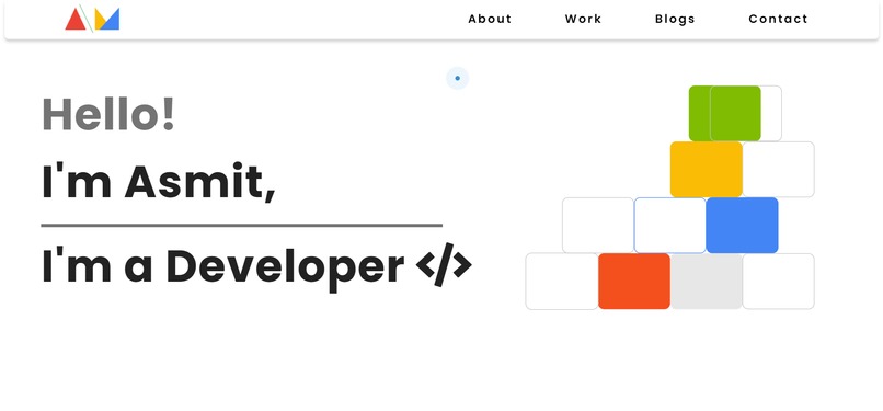 Personal Portfolio Website – screenshot 1