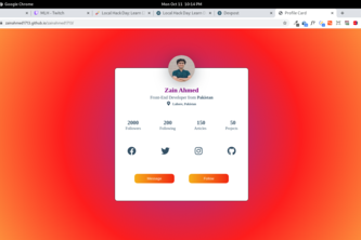 Personal Github Page