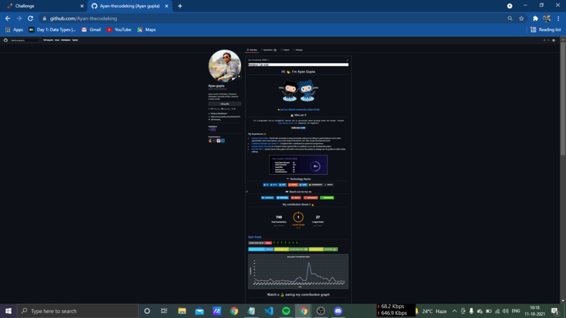 Set up a Personal GitHub Pages – screenshot 1