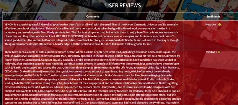 Movie Recommender – screenshot 3