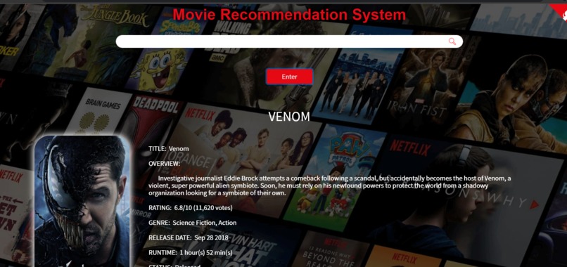 Movie Recommender – screenshot 2