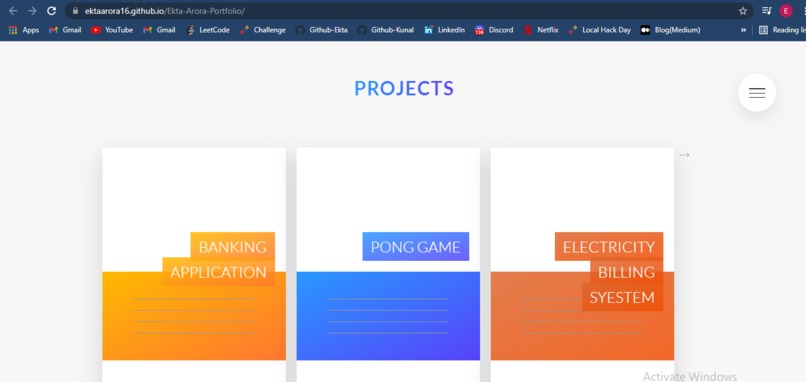 Portfolio – screenshot 4