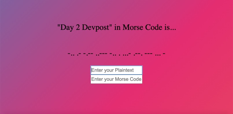 Morse Code Translator – screenshot 1