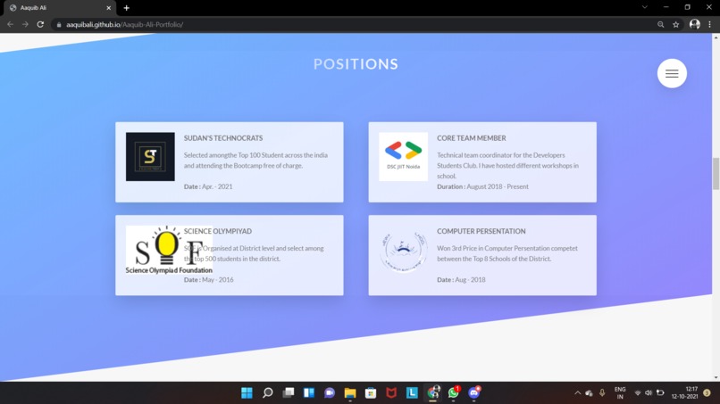 Portfolio – screenshot 4