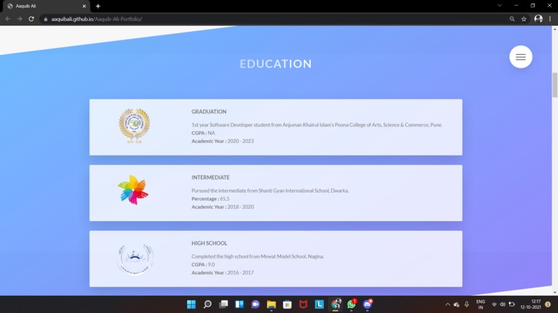 Portfolio – screenshot 6
