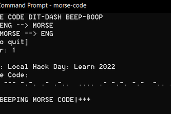 Morse Code Translator