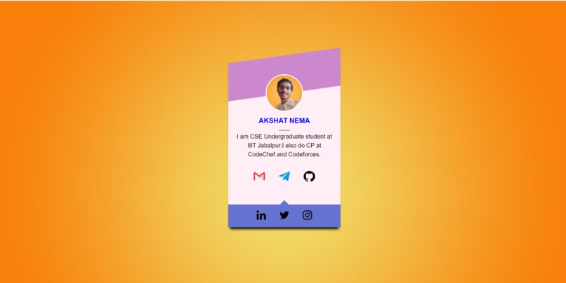 My Profile Card – screenshot 1