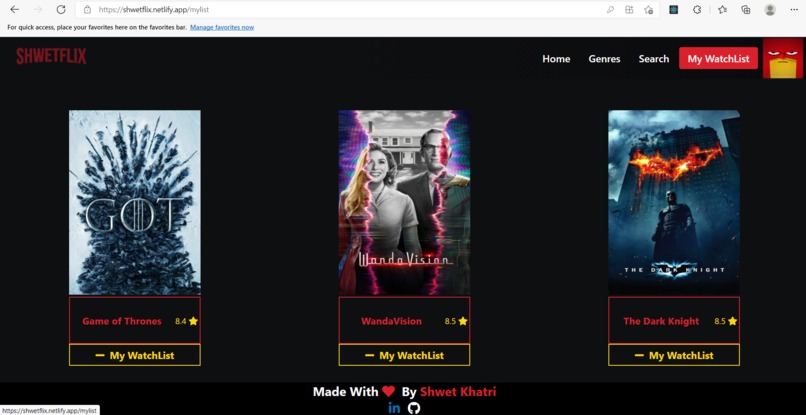 Shwetflix – screenshot 4