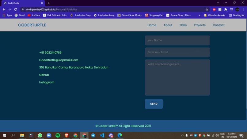 LDH D02- Daily Challenge/Set up a Personal GitHub Pages – screenshot 1