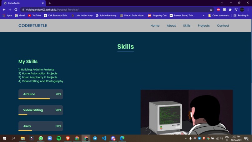 LDH D02- Daily Challenge/Set up a Personal GitHub Pages – screenshot 3