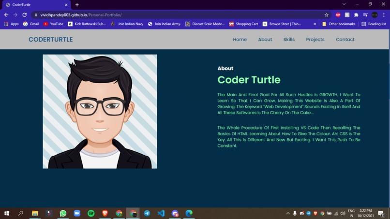 LDH D02- Daily Challenge/Set up a Personal GitHub Pages – screenshot 4