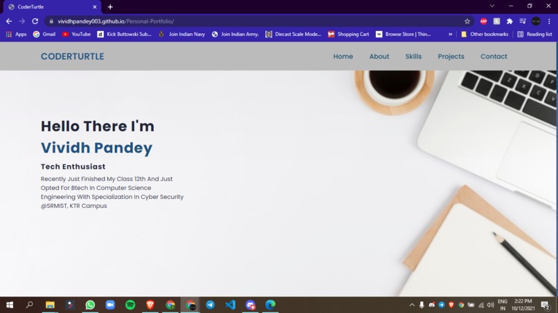LDH D02- Daily Challenge/Set up a Personal GitHub Pages – screenshot 5