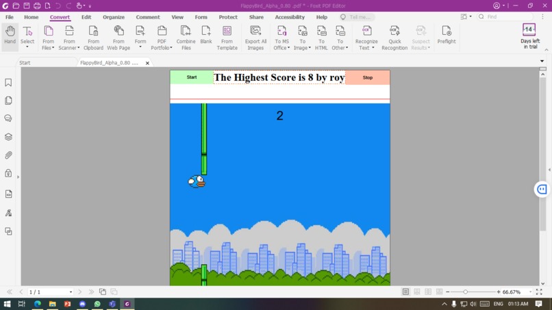 flappy bird – screenshot 1