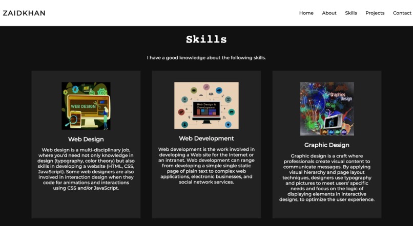 Personal-Portfolio – screenshot 1