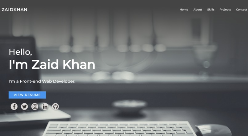 Personal-Portfolio – screenshot 2