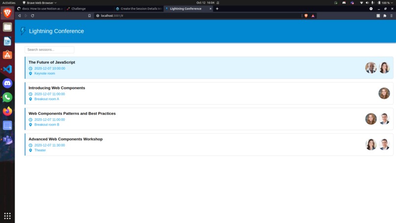 Conference App – screenshot 4
