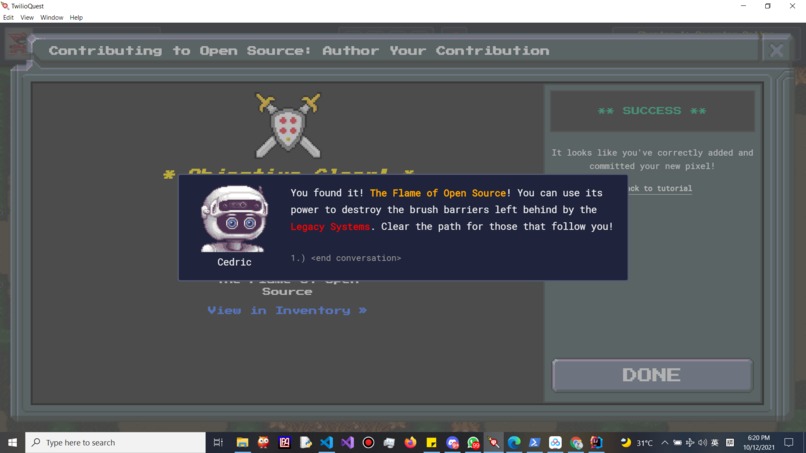 Learning OpenSource – screenshot 1