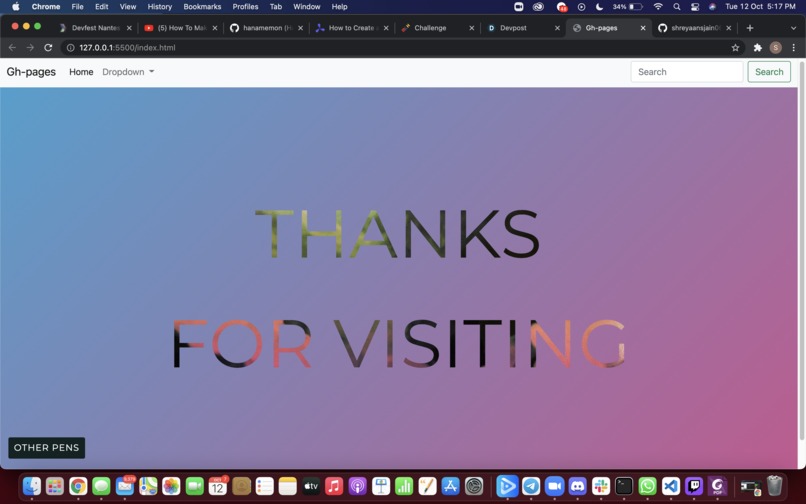 Gh-pages – screenshot 1