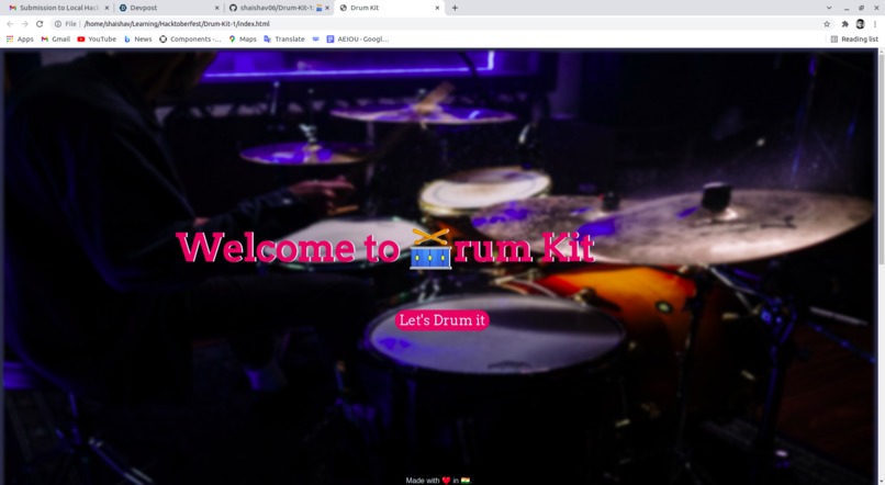 Drum kit – screenshot 1