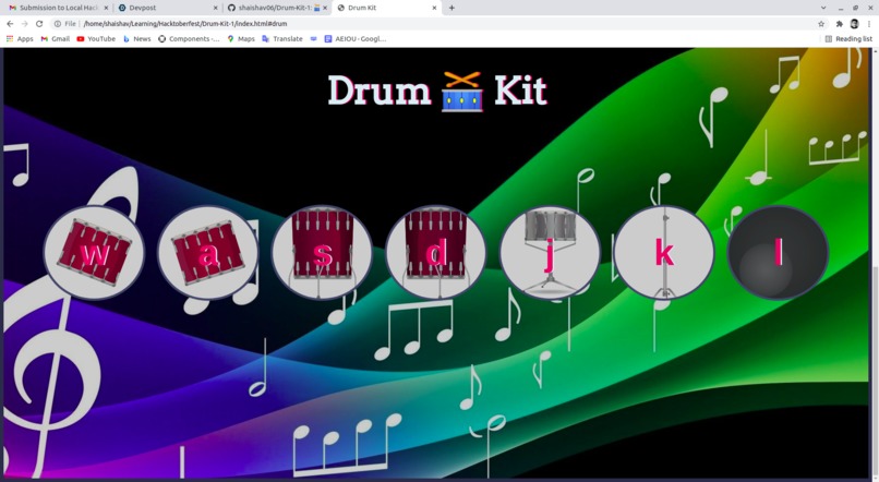 Drum kit – screenshot 2