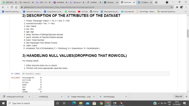 Exploratory Data Analysis – screenshot 1