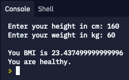 BMI Calculator – screenshot 1