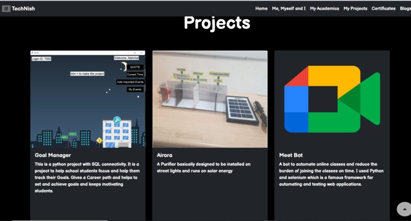 Personal GitHub Page – screenshot 4