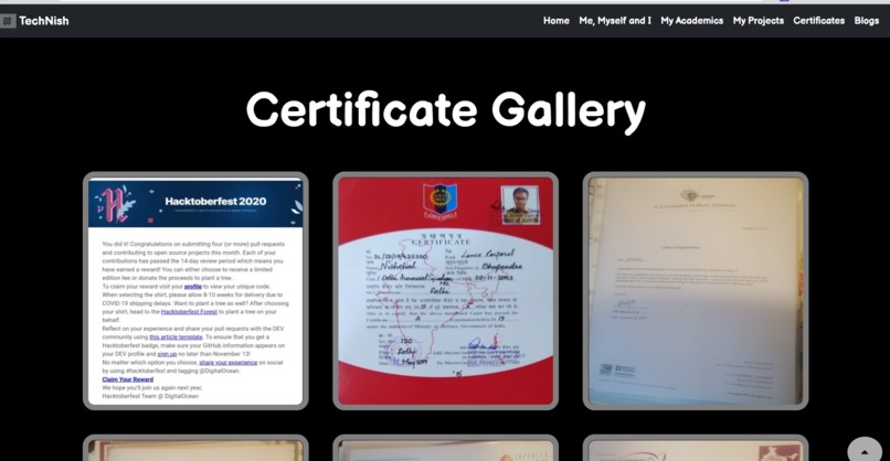 Personal GitHub Page – screenshot 5