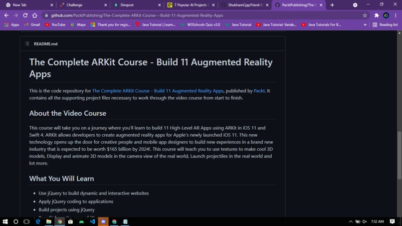 Learn about Augmented Reality – screenshot 1