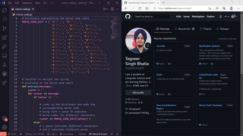 Set up a Personal GitHub Pages – screenshot 2
