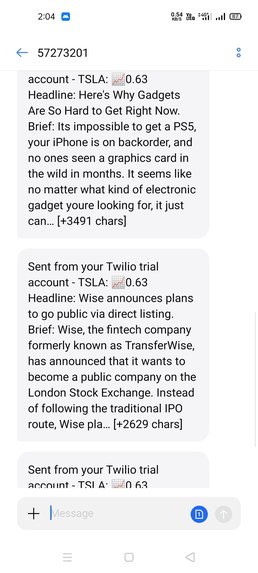Stock Trading News Alert – screenshot 1
