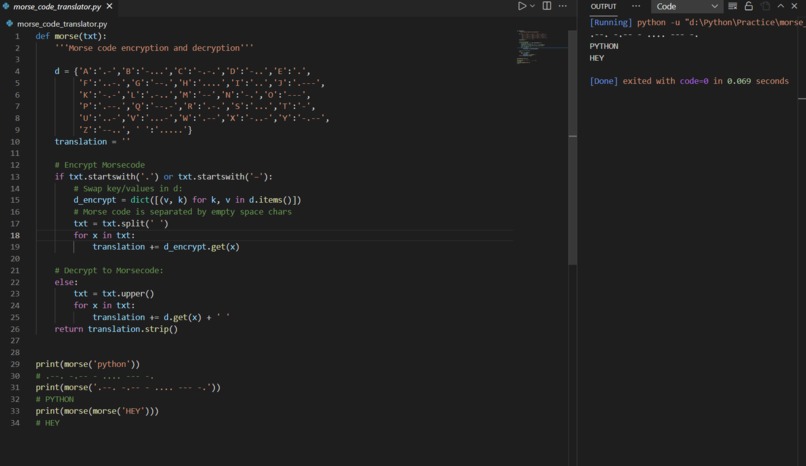 Morse Code Translator – screenshot 1